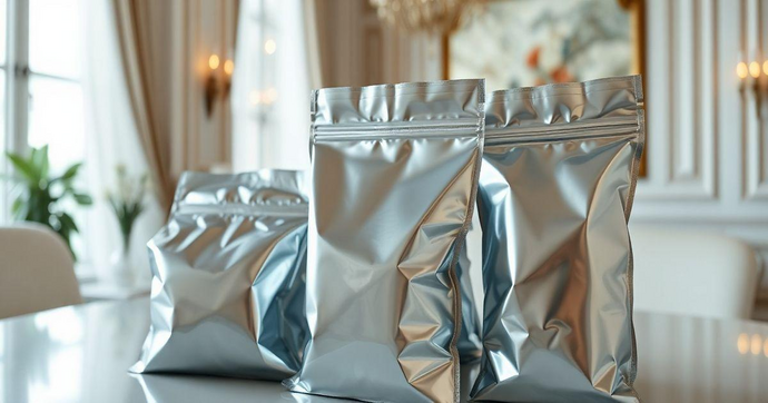 Saquinho Metalizado Ziplock: Praticidade e Estilo