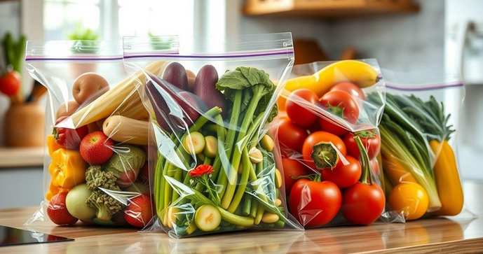 Saquinho ziplock é a solução prática e versátil para organizar e conservar alimentos