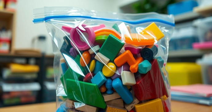 Bolsa Transparente Ziplock como Solução Prática para Organização