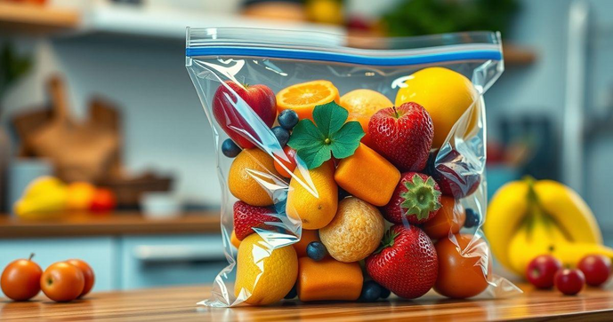 Saco ziplock é a solução prática e versátil para organizar e conservar alimentos