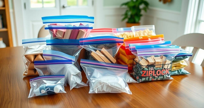 Saco Ziplock Tamanhos Essenciais para Organizar seu Dia a Dia