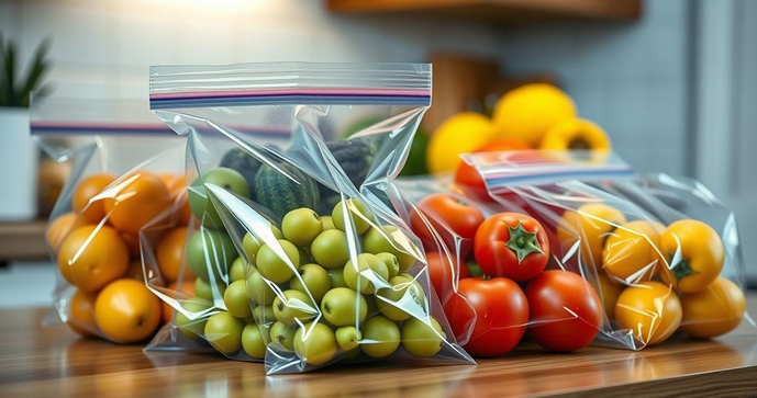 Saco plástico com fechamento zip: praticidade e organização para o seu dia a dia